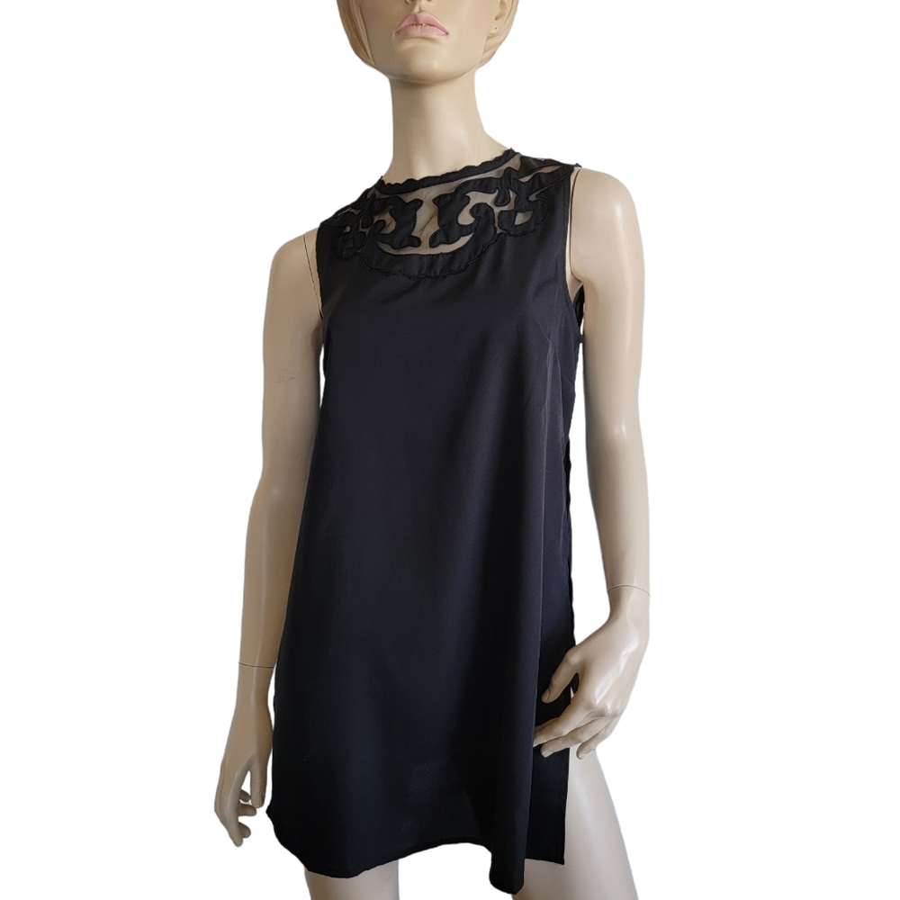 ASOS black tunic top
